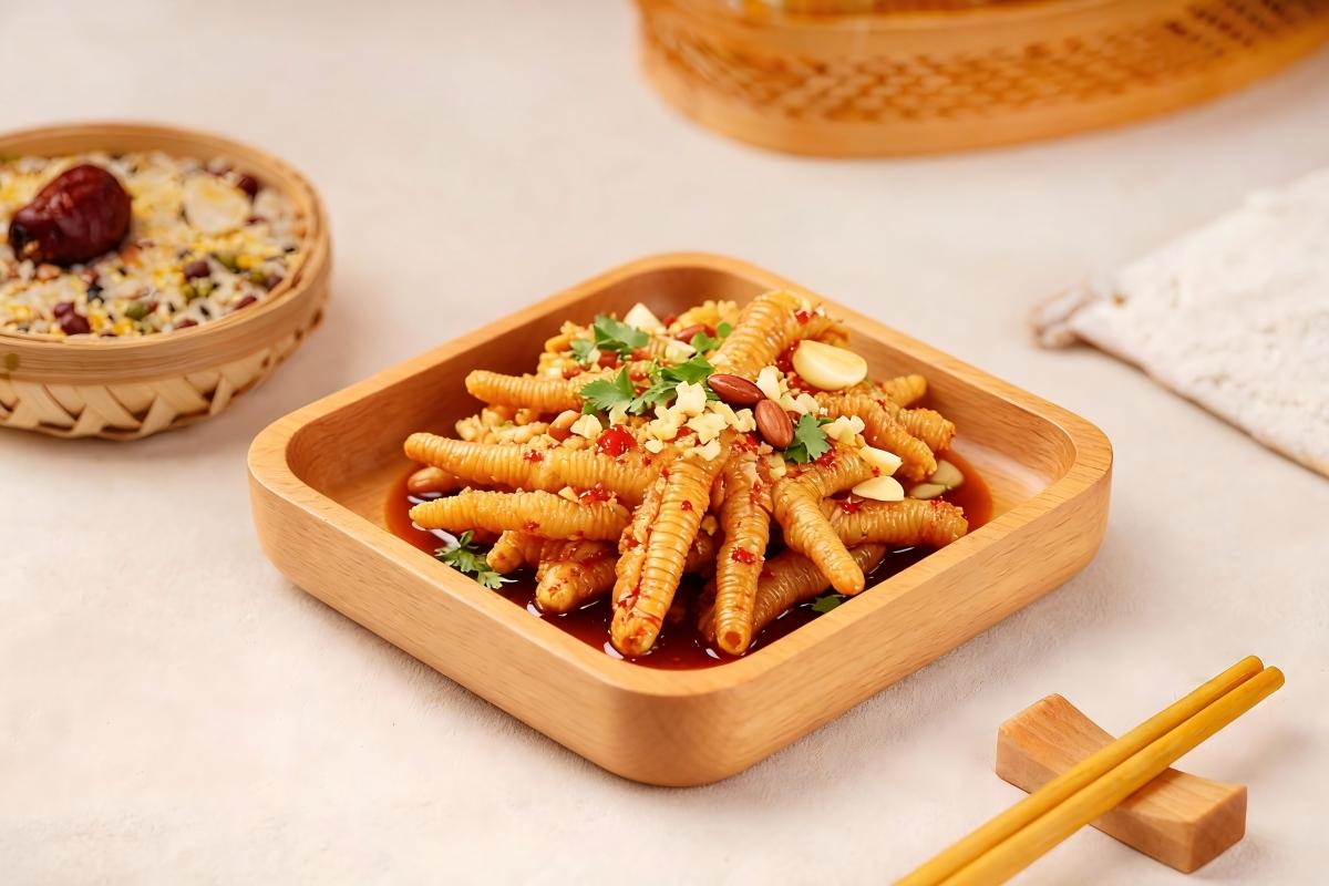 Patitas de pollo deshuesadas