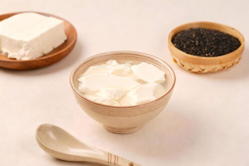 Pudín de tofu dulce