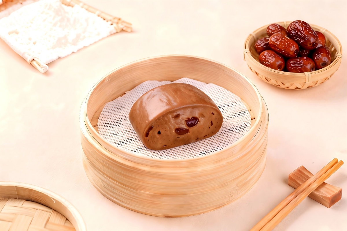 Pan Chino Relleno De Dátiles Rojos