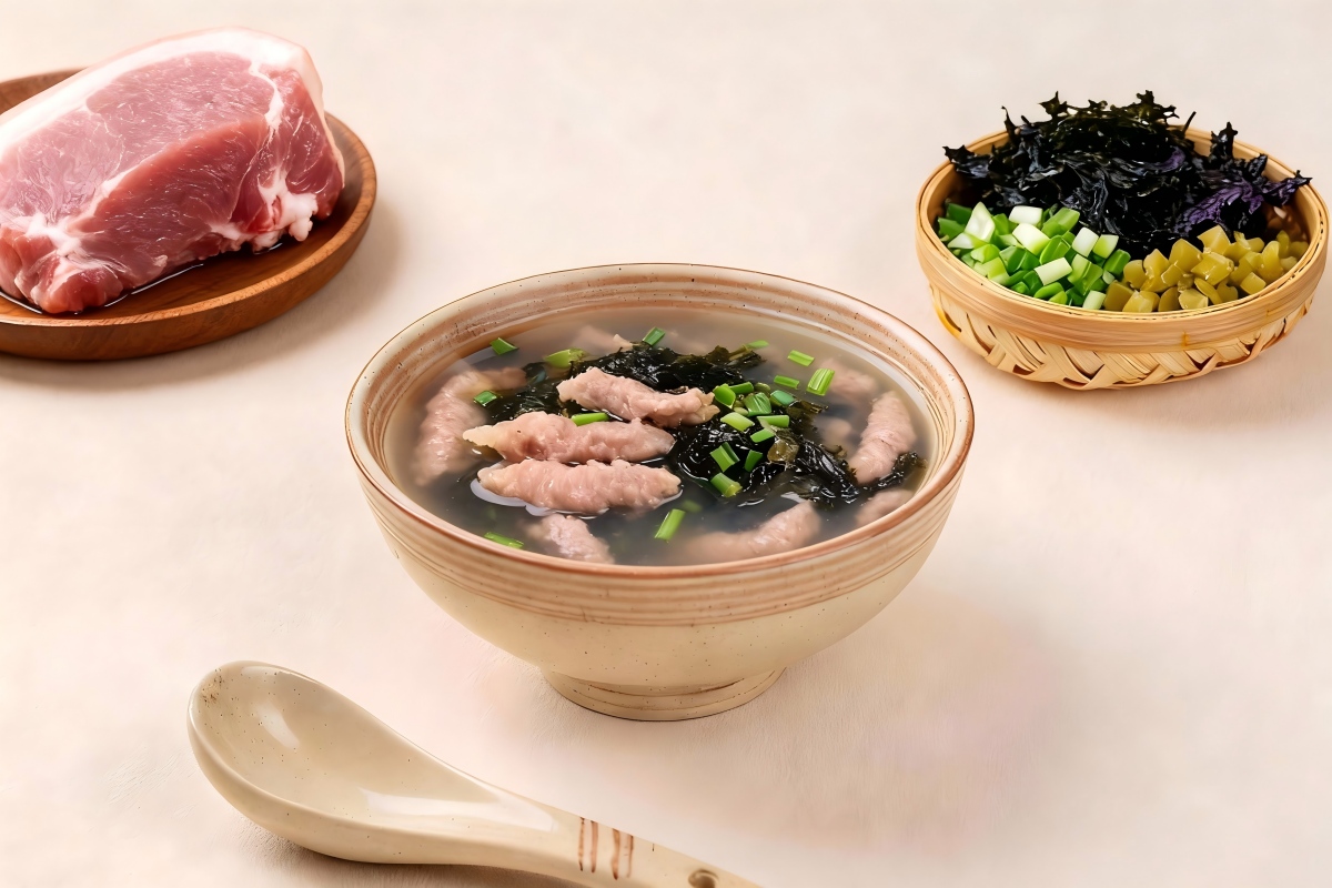 Sopa De Carne Magra De Cerdo