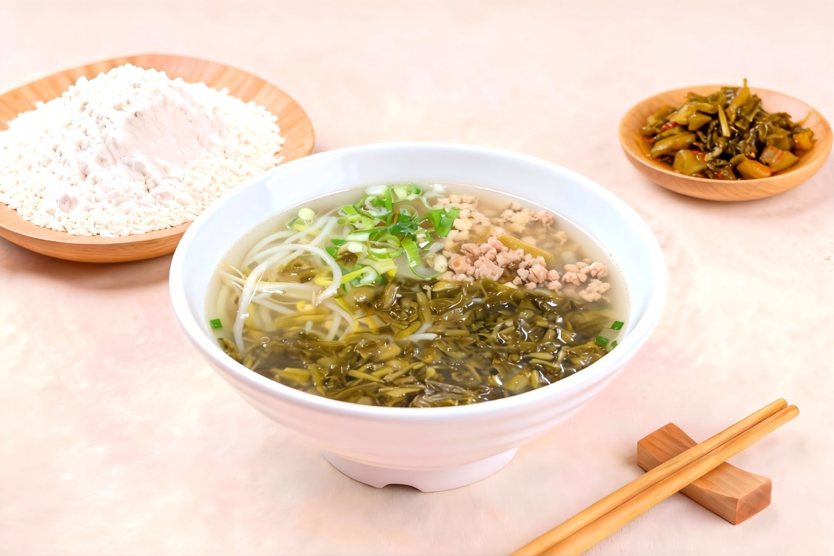 Fideos De Arroz Con Verduras Encurtidas