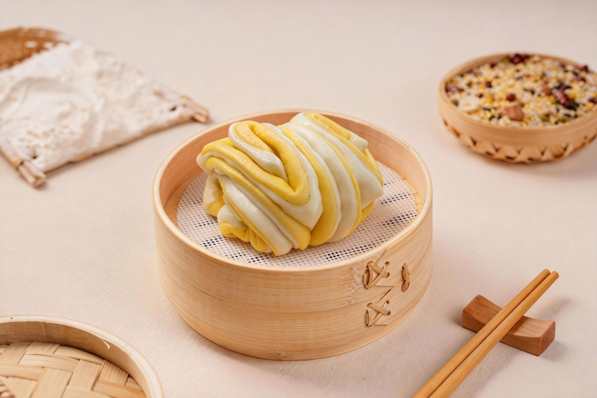 Pan Chino En Forma De Flor