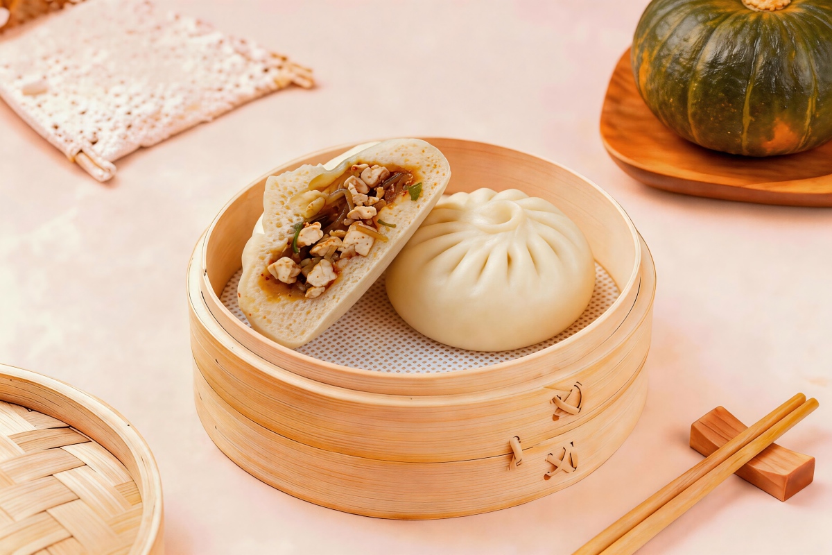 Bao relleno de Tofu